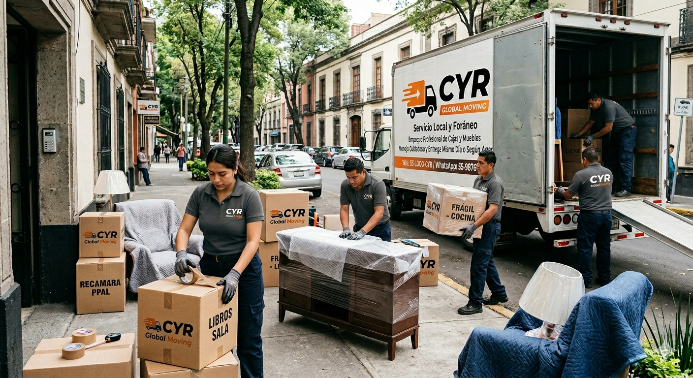 Servicio de mudanzas locales en Monterrey CDMX y Cancun